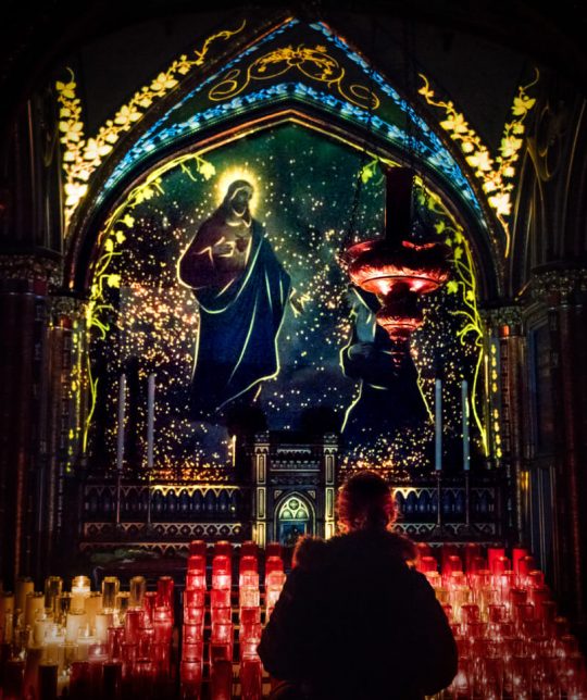 AURA AT THE NOTRE-DAME BASILICA